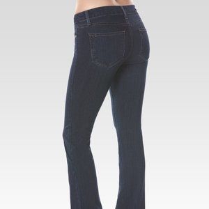 PAIGE DENIM Lou Lou Petite Flares In Black Shadow sz 26